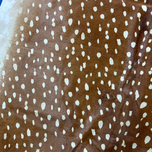 Axis Deer Print Cowhide Rug Size: 7.7x5.7 feet Z-136