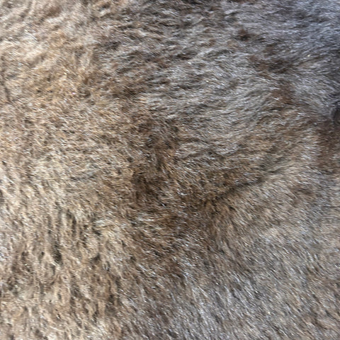 Bison Skin Rug (Gorgeous and Huge/ soft tanning) Size: 8x7 feet LOT # 5