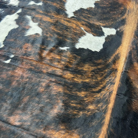 Huge Tricolor Cowhide Rug (51 sq ft) Size: 8x7.2 feet Colombia-15