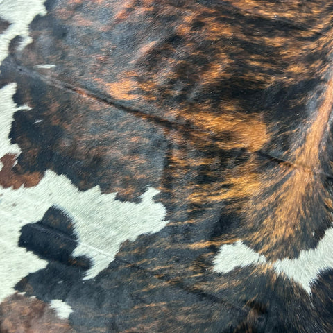 Huge Tricolor Cowhide Rug (51 sq ft) Size: 8x7.2 feet Colombia-15