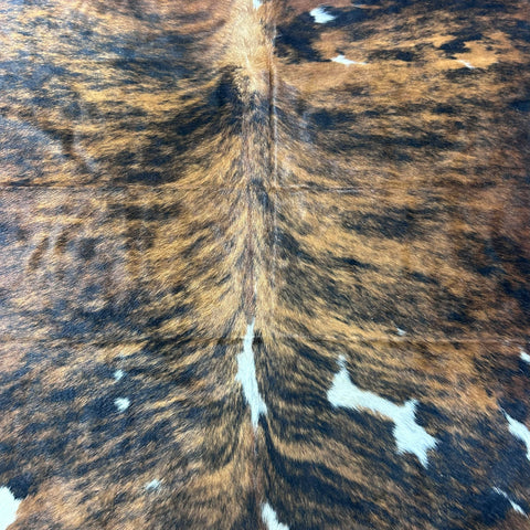 Huge Tricolor Cowhide Rug (51 sq ft) Size: 8x7.5 feet Colombia-23