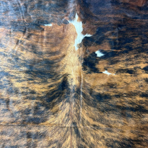 Huge Tricolor Cowhide Rug (51 sq ft) Size: 8x7.5 feet Colombia-23