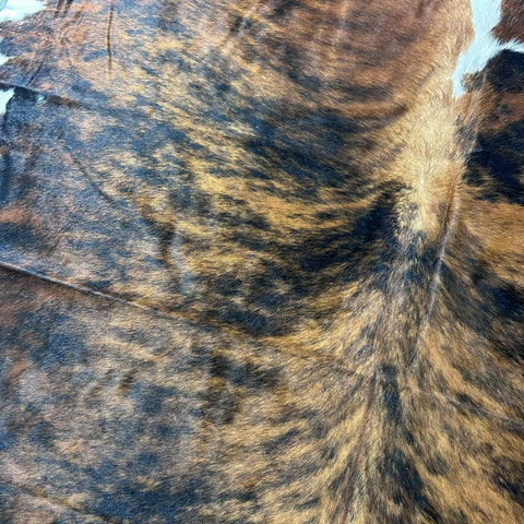 Huge Tricolor Cowhide Rug (51 sq ft) Size: 8x7.5 feet Colombia-23