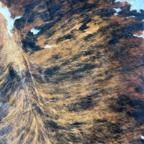 Huge Tricolor Cowhide Rug (51 sq ft) Size: 8x7.5 feet Colombia-23