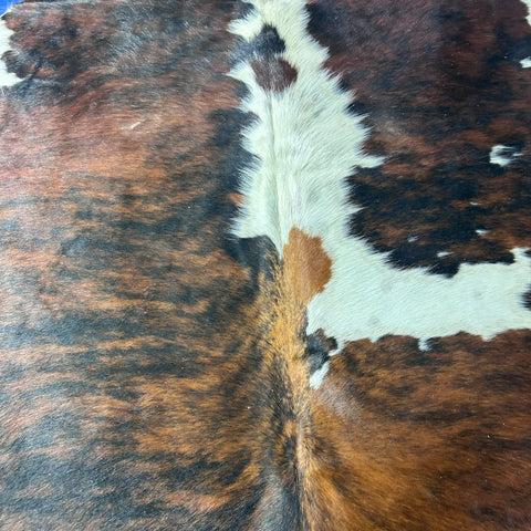 Tricolor Cowhide Rug (38 sq ft) Size: 7x6 feet Colombia-38
