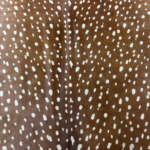 Axis Deer Printed Cowhide Rug Size: 8x6.5 feet Z-142