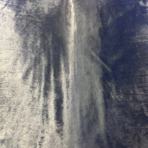 Dark Dyed Blue Cowhide Rug Size: 6.2x6 feet J-014