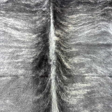 Grey Brindle Cowhide Rug (38 sq ft) Size: 7.5x6.5 feet Colombia-65