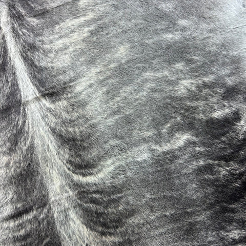 Grey Brindle Cowhide Rug (38 sq ft) Size: 7.5x6.5 feet Colombia-65