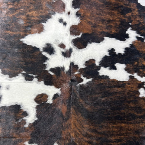 Tricolor Cowhide Rug (44 sq ft) Size: 8x7 feet Colombia-131