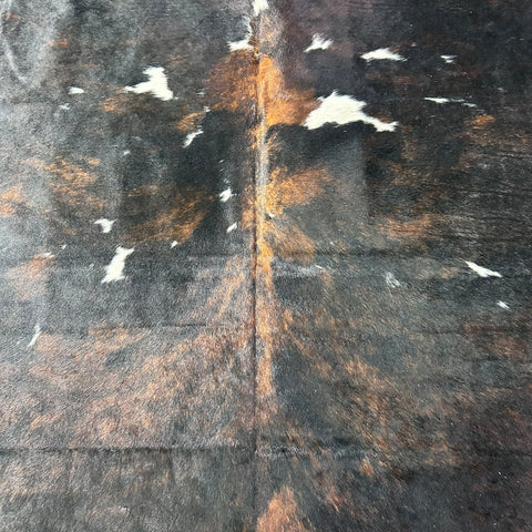 Tricolor Cowhide Rug (43.75 sq ft) Size: 8x7 feet Colombia-228