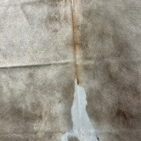 Natural Beige/Alpen Cowhide Rug (shiny hair) Size: 7x7 feet J-133