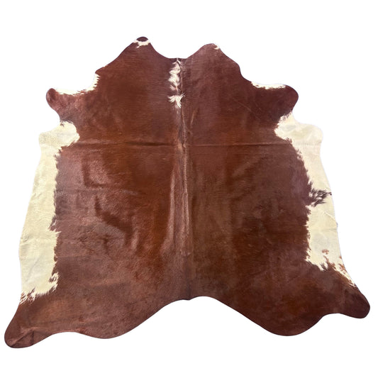 Hereford Cowhide Rug Size: 6x6 feet J-034
