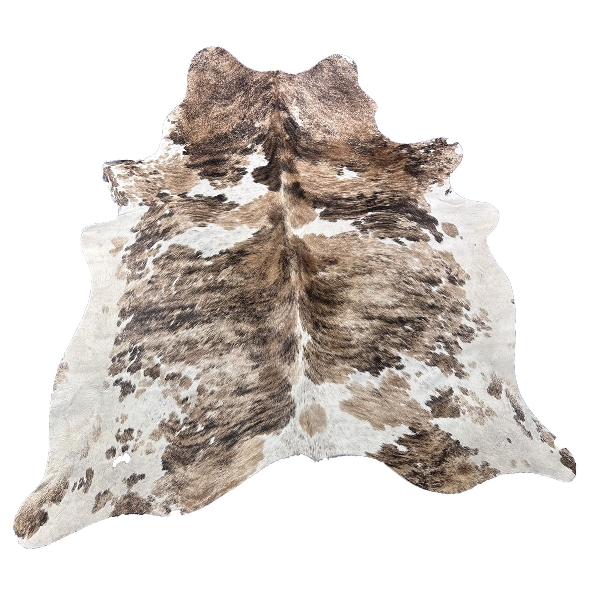Light Brindle Tricolor Cowhide Rug Size: 6x6 feet J-051