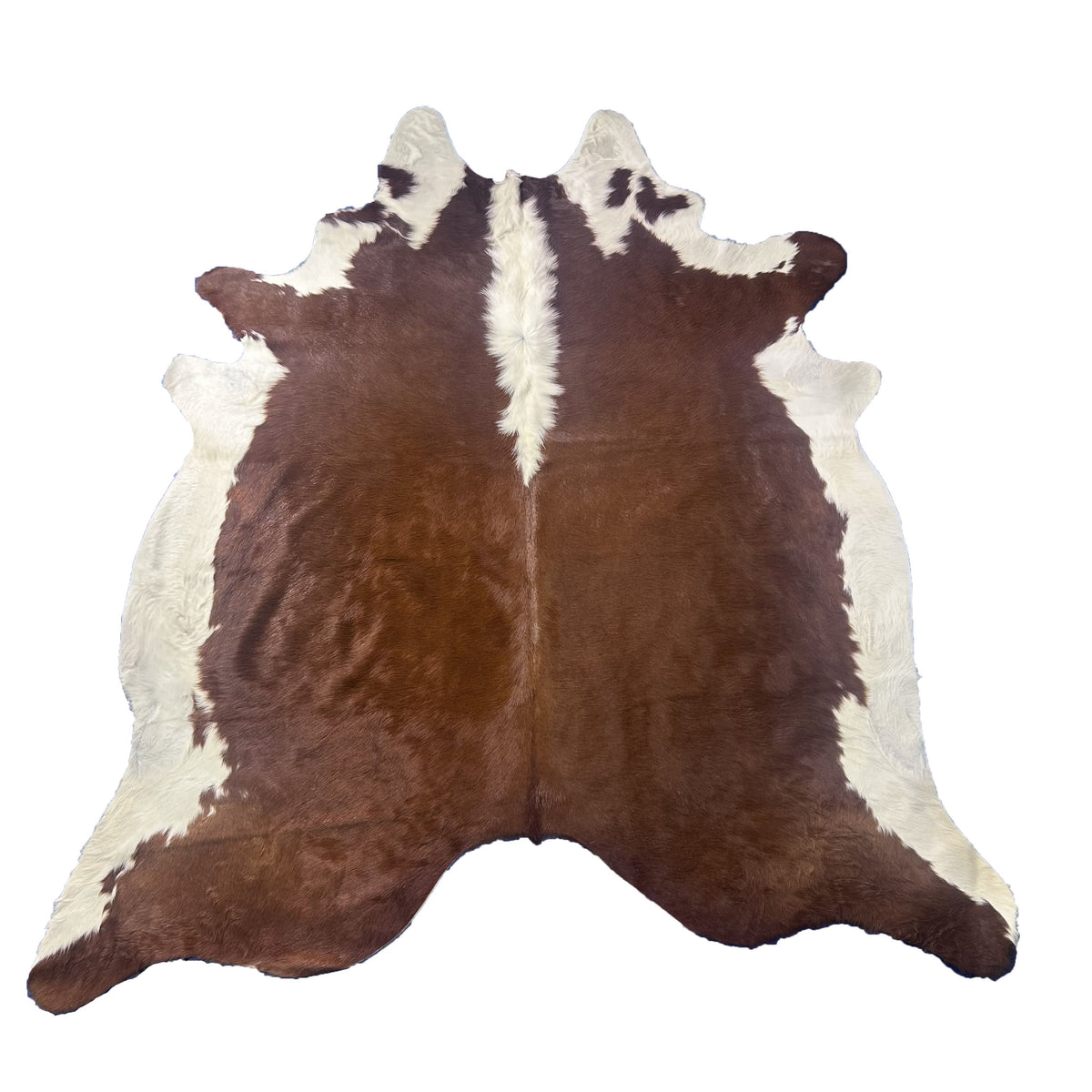 Hereford Cowhide Rug Size: 8x7.2 feet J-055