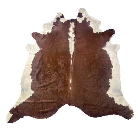 Hereford Cowhide Rug Size: 8x7.2 feet J-056