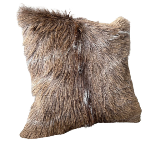 Kudu Skin Pillow Case Size:17x17" Kudu Hide Cushion Cover - Suede Backing