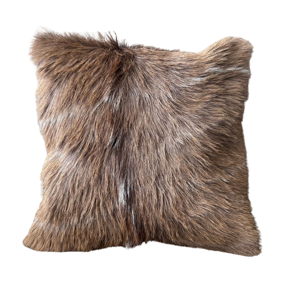 Kudu Skin Pillow Case Size:17x17" Kudu Hide Cushion Cover - Suede Backing