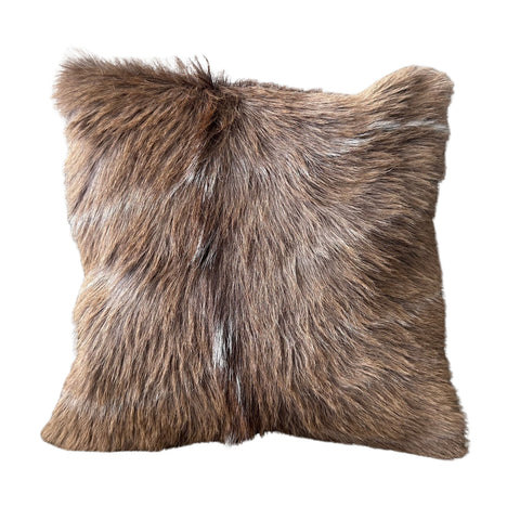 Kudu Skin Pillow Case Size:17x17" Kudu Hide Cushion Cover - Suede Backing