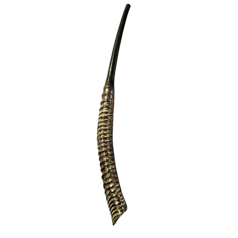 28" Real Oryx Horn Yemenite Shofar - Genuine Gemsbok Horn Shofar- Real Horns Judaica Trumpet - Kosher Made Yemenite Trumpet Size: 28" long