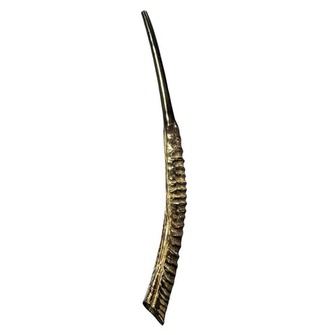 28" Real Oryx Horn Yemenite Shofar - Genuine Gemsbok Horn Shofar- Real Horns Judaica Trumpet - Kosher Made Yemenite Trumpet Size: 28" long