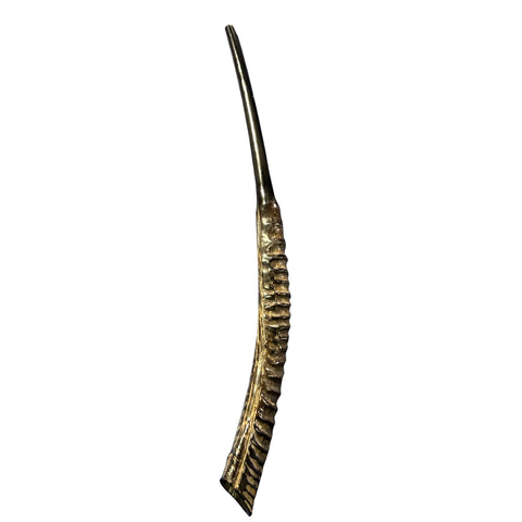 28" Real Oryx Horn Yemenite Shofar - Genuine Gemsbok Horn Shofar- Real Horns Judaica Trumpet - Kosher Made Yemenite Trumpet Size: 28" long