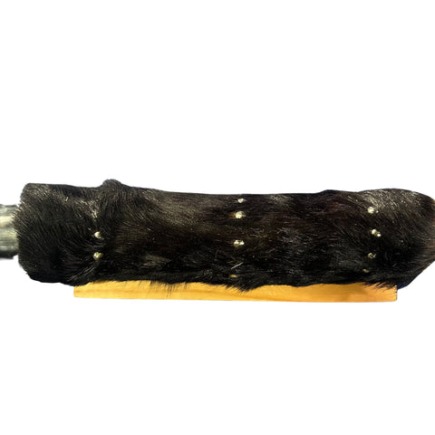 Polished Cow Horn Mount - 31" Wide Horns Rustic Decor Arts and Crafts Longhorn, Horn Mount