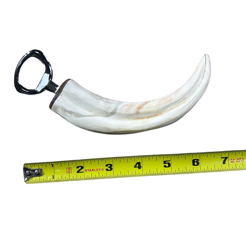 Warthog Tusk Bottle Opener - 1 Real Polished Warthog Tusk - Large Size: 7" Long