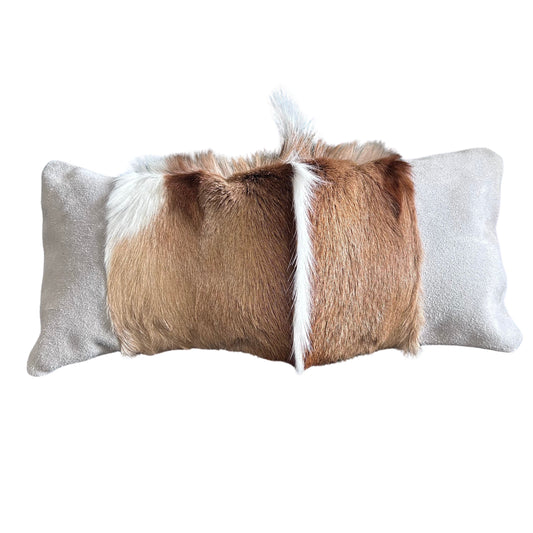21X9" Springbok Pillow Grey Suede