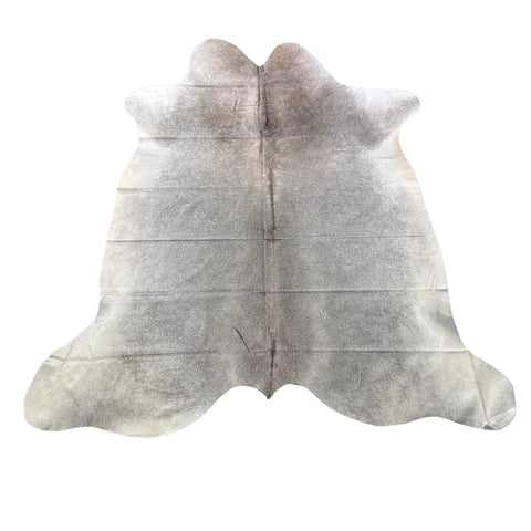 Natural Grey Cowhide Rug Size: 7x7 feet X-006