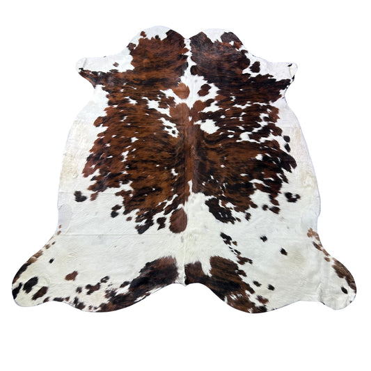 Tricolor Cowhide Rug Size: 8x7 feet X-019 A