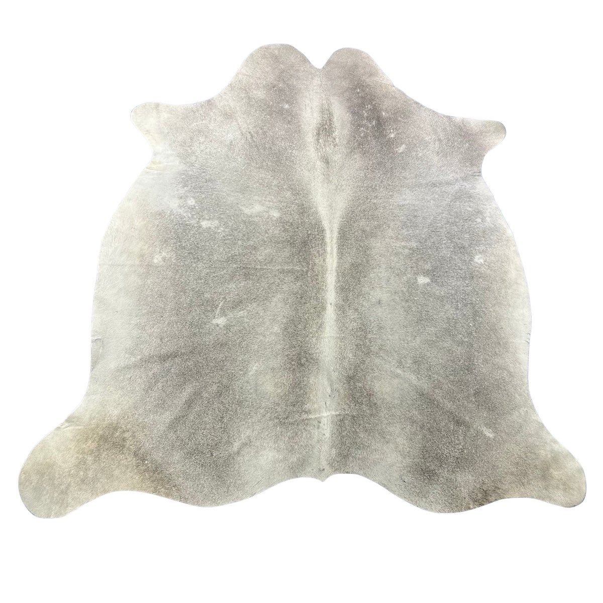 Natural Grey Cowhide Rug Size: 7x6 feet X-033