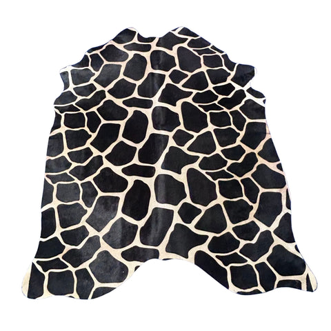 Big Giraffe Print Cowhide Rug Size: 7x6 feet Y-098