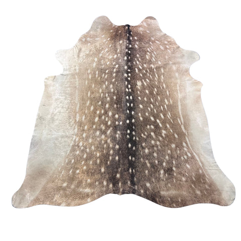 Axis Deer Skin Print Cowhide Rug Size: 7.5x7 feet Y-142