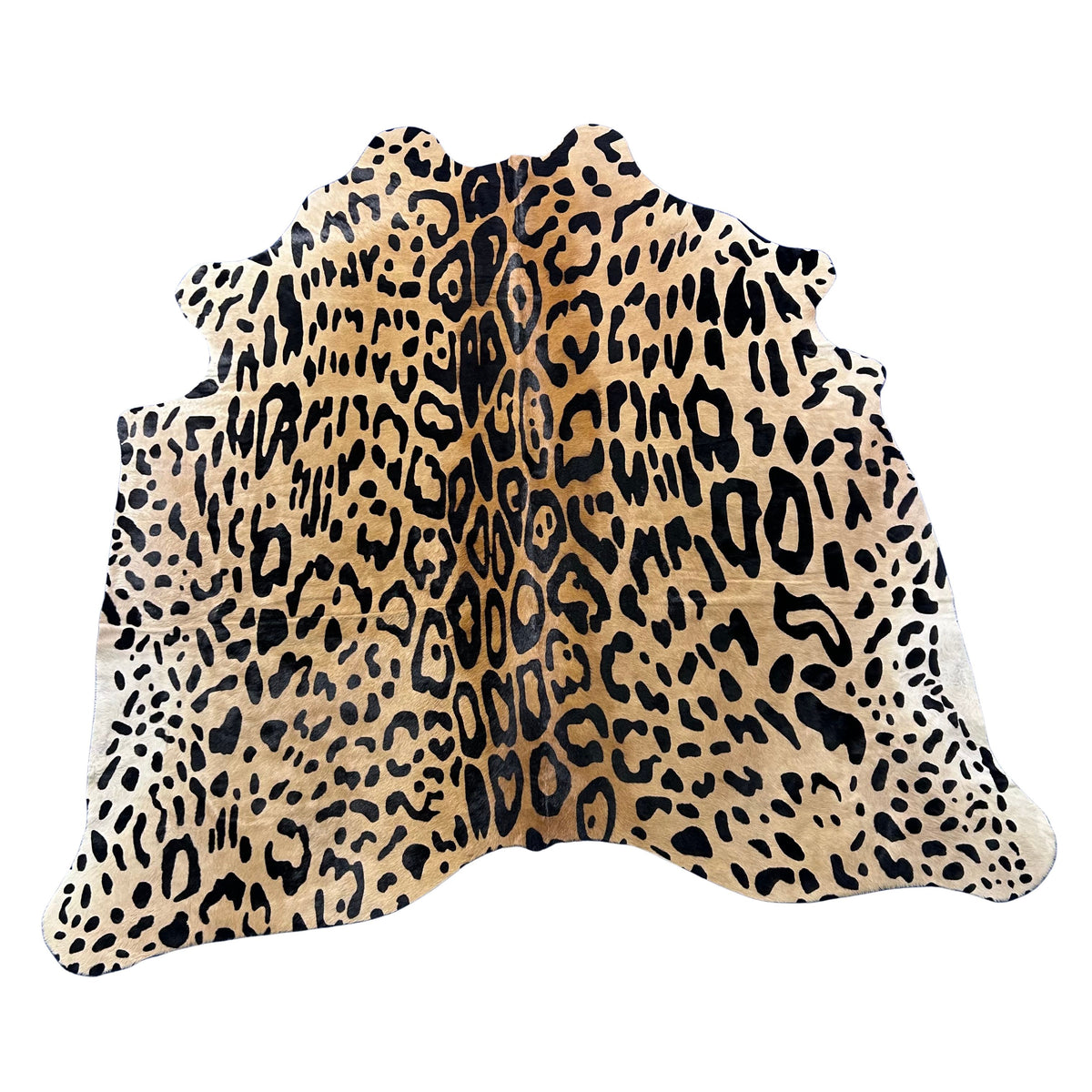 Blurry Jaguar Cowhide Rug Size: 6.2x6.2 feet Y-199