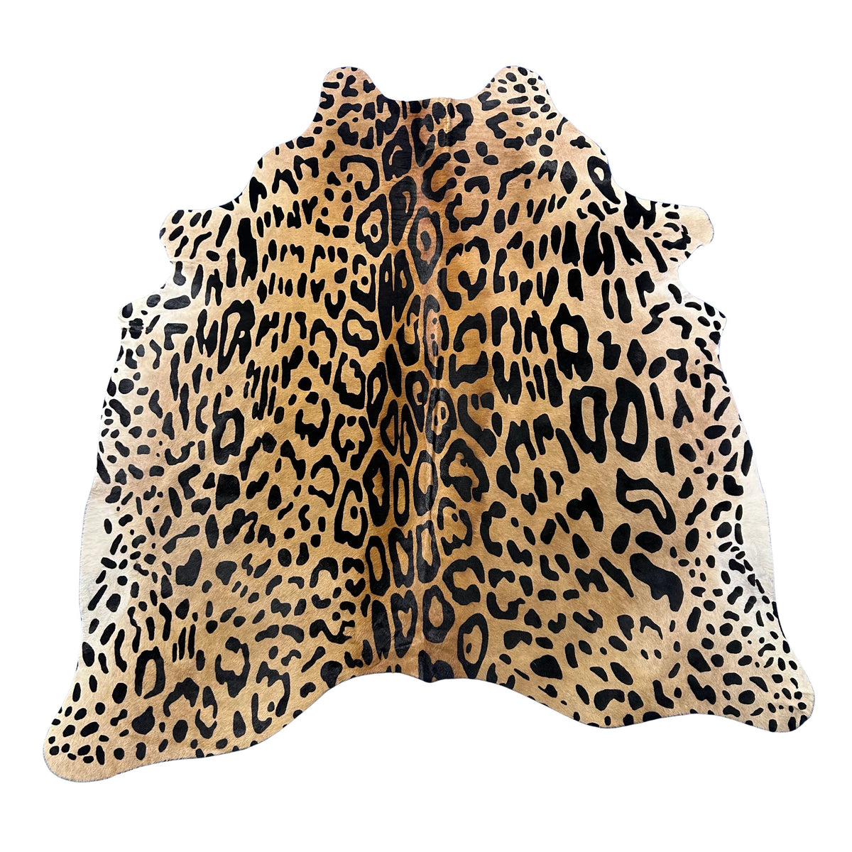 Blurry Jaguar Cowhide Rug Size: 6.7x6 feet Y-201