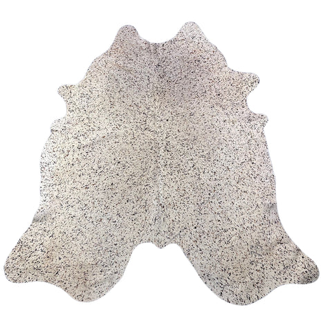 Salt & Pepper Tricolor Cowhide Rug (Fine Print/ big hide) Size: 8x7 feet Z-016