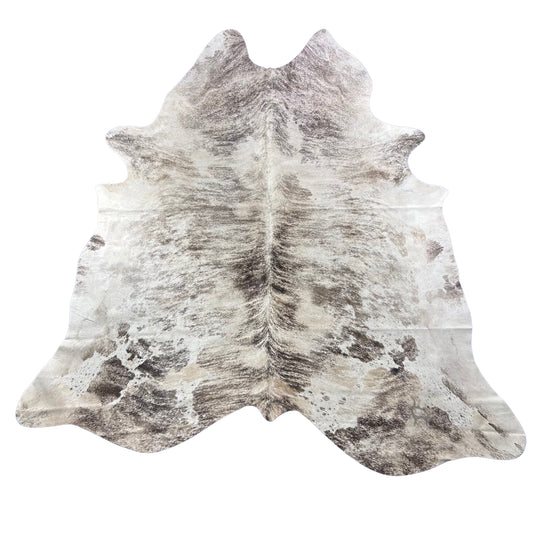 Light Brindle Tricolor Cowhide Rug Size: 8x7 feet Z-044