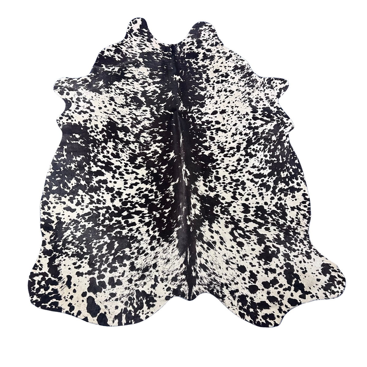 Salt & Pepper Printed Black and White Cowhide Rug Size: 7x5.5 feet Z-082