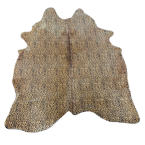 Cheetah Print Cowhide Rug Size: 6.7x5.5 feet Z-106