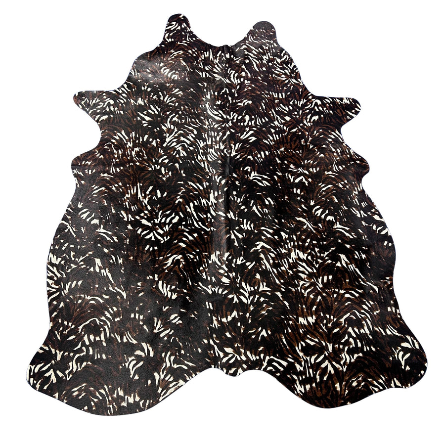 Baby Zebra Printed Cowhide Rug Size: 7x5.5 feet Z-107