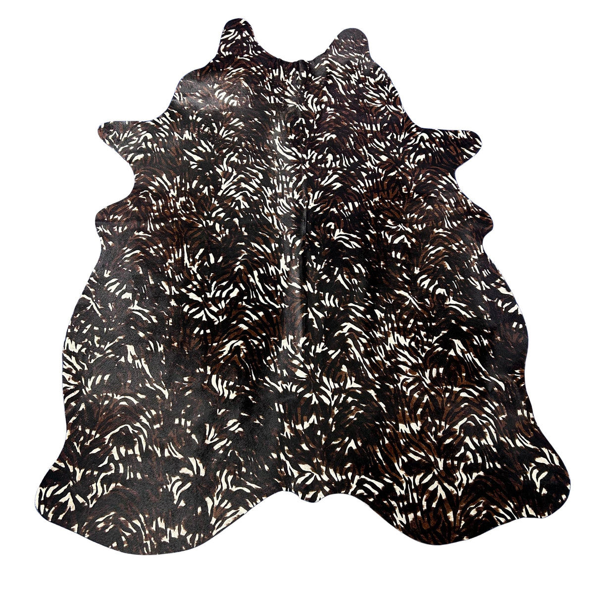 Baby Zebra Printed Cowhide Rug Size: 7x5.5 feet Z-107