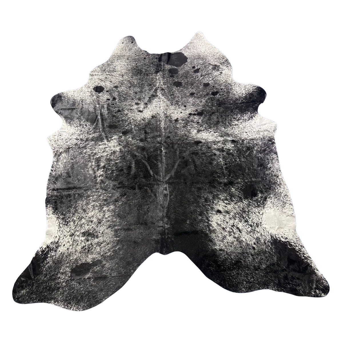 Salt & Pepper Black and White Cowhide Rug Size: 8.2x7 feet Z-276
