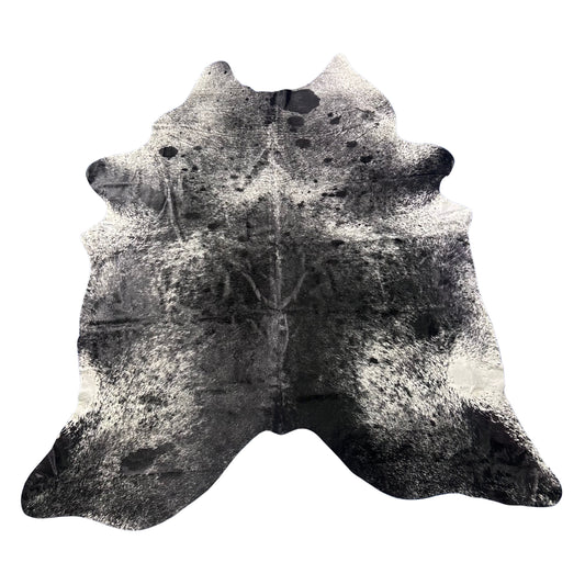 Salt & Pepper Black and White Cowhide Rug Size: 8.2x7 feet Z-276