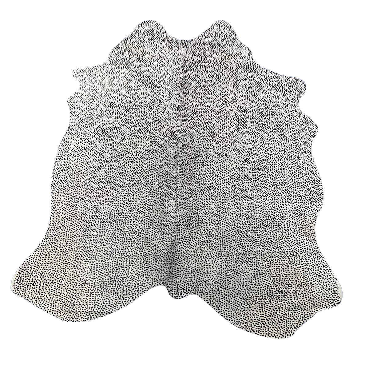 Cheetah on White/greyish Background Cowhide Rug Size: 7x6 feet Z-279