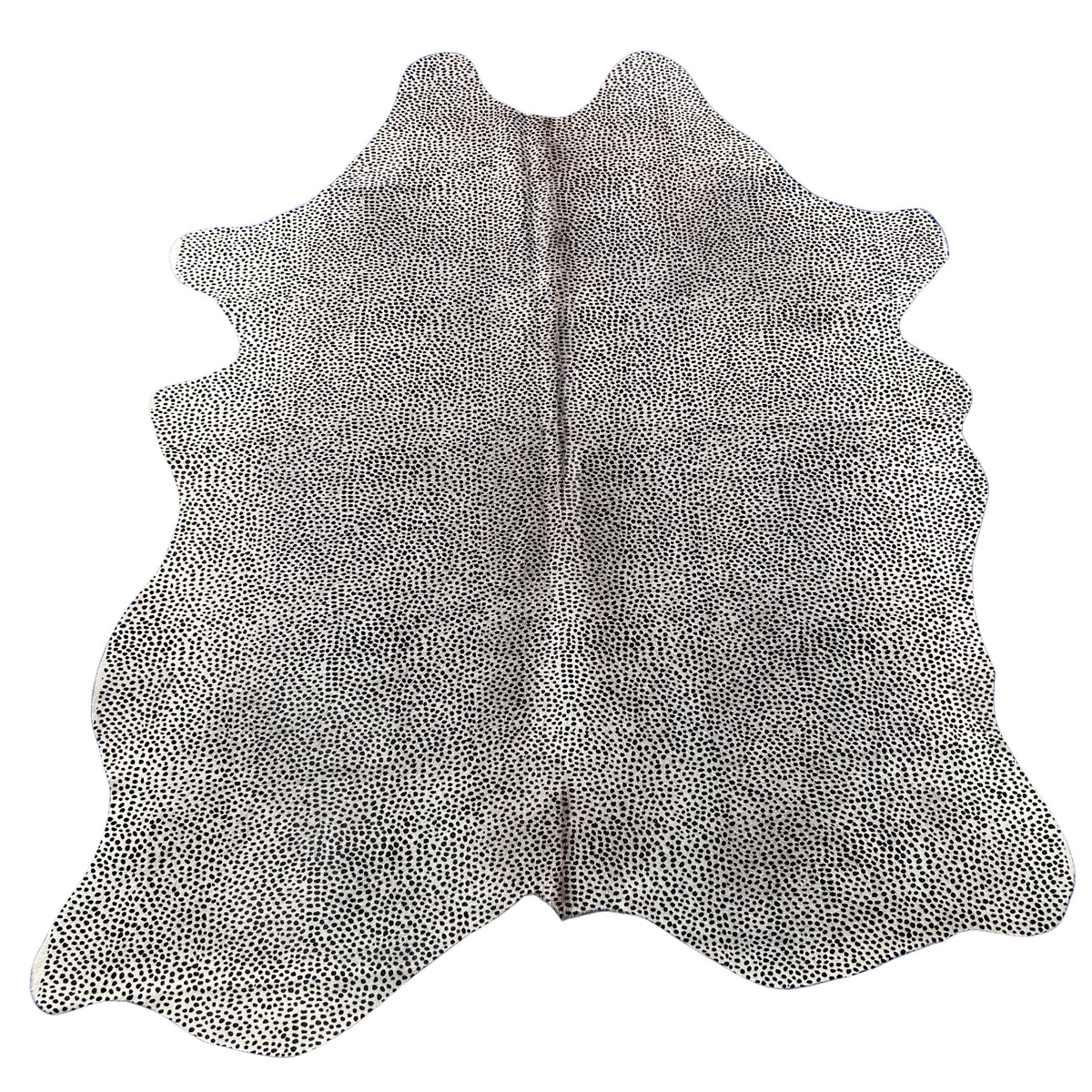 Cheetah on Light Grey Background Cowhide Rug Size: 7x6 feet Z-280