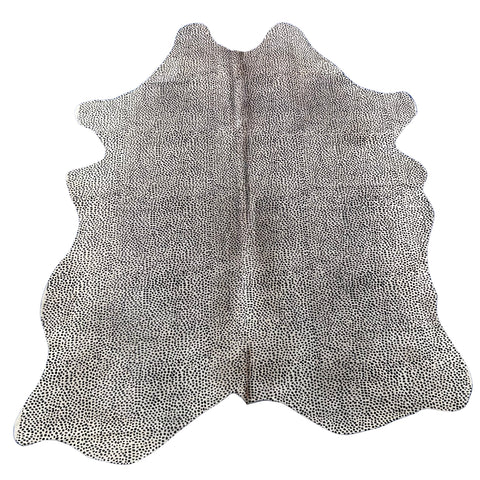 Cheetah on Light Grey Background Cowhide Rug Size: 7x6 feet Z-280