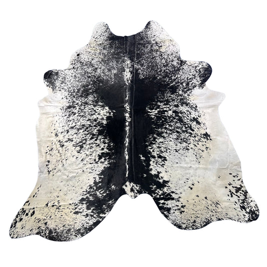 Salt & Pepper Black and White Cowhide Rug Size: 8.2x7.5 feet Z-282