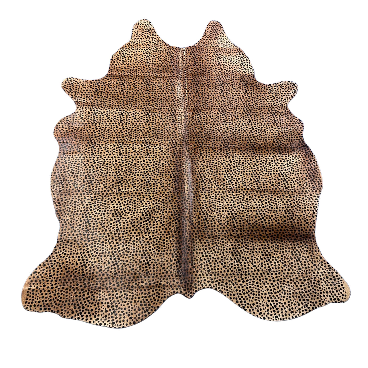 Cheetah Print Cowhide Rug (background is a bit darker) Size: 7x5.7 feet Z-285