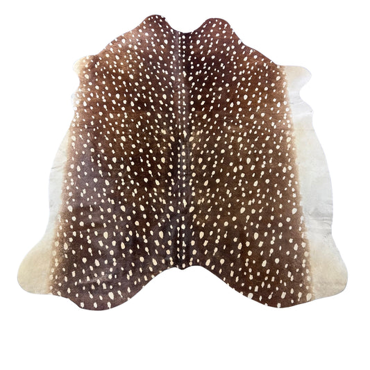 Axis Deer Print Cowhide Rug Size: 6.5x5.5 feet Z-335